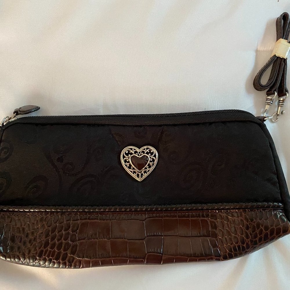 Brighton Nylon cosmetic bag or small purse with detachable strap